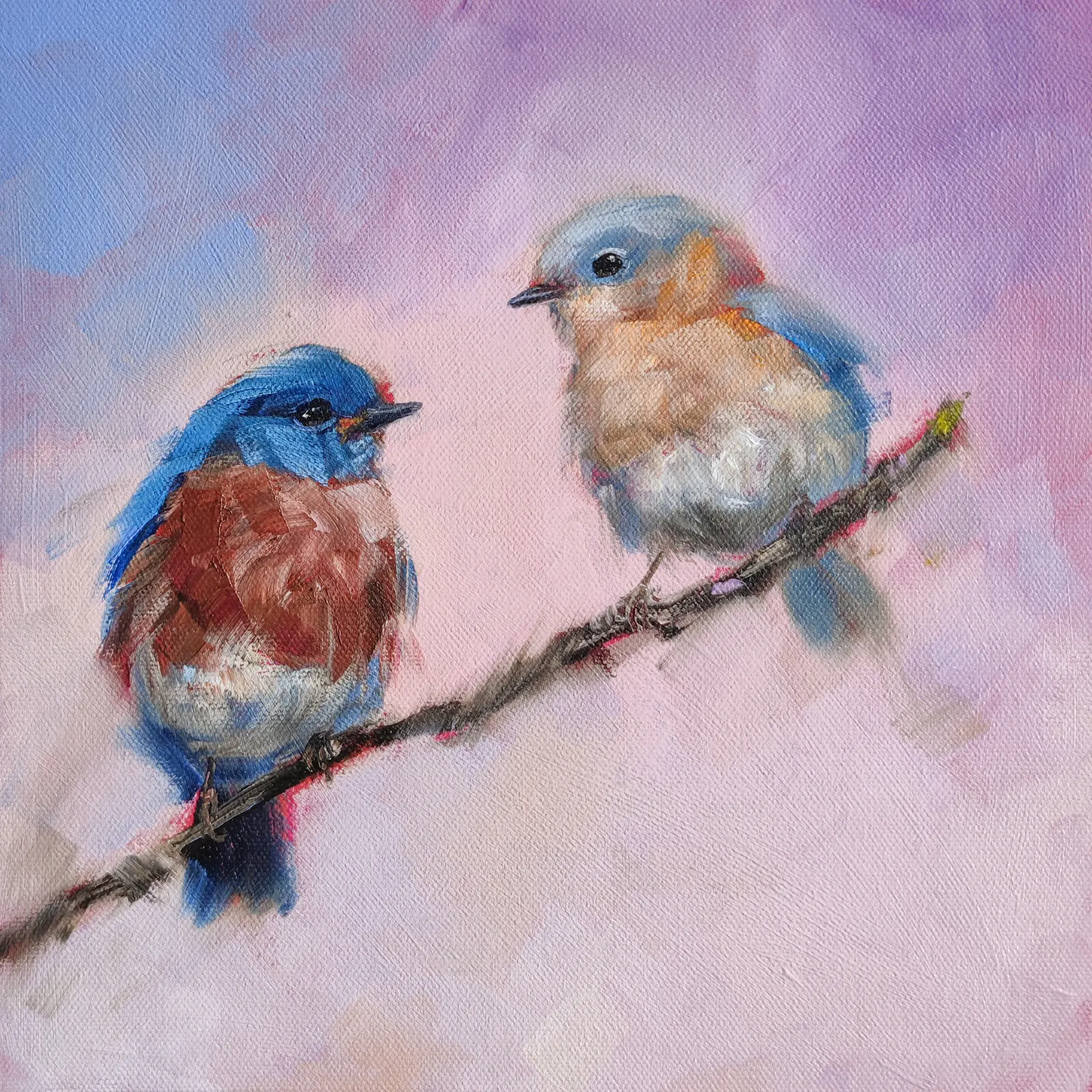 Oljemålning Partnership av Iryna Khort