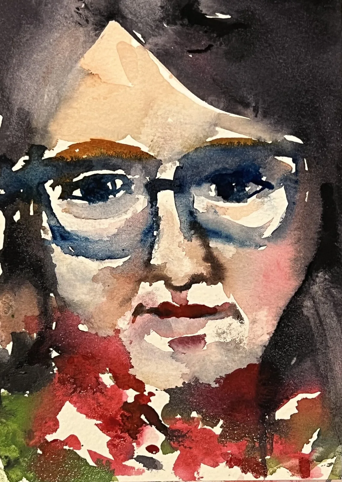 Akvarell Malin av Jessica Fleetwood