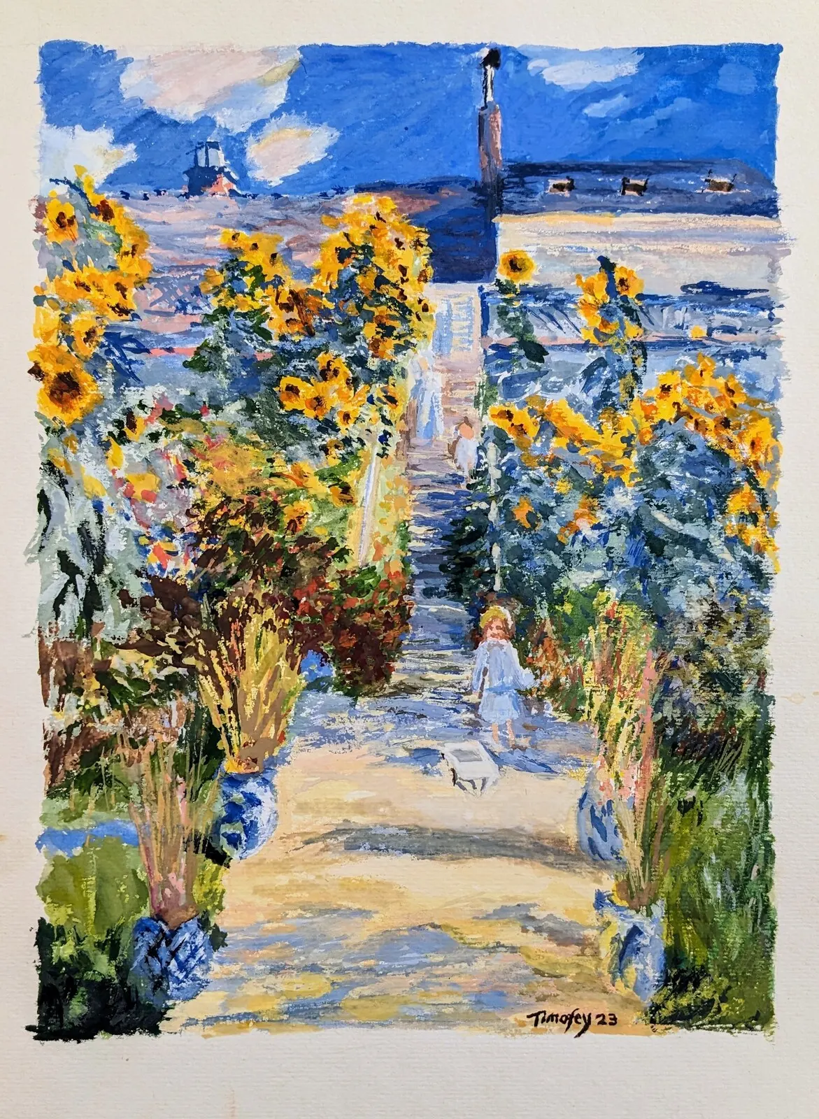 Studie av Claude Monet av Timofey Makoveychuk