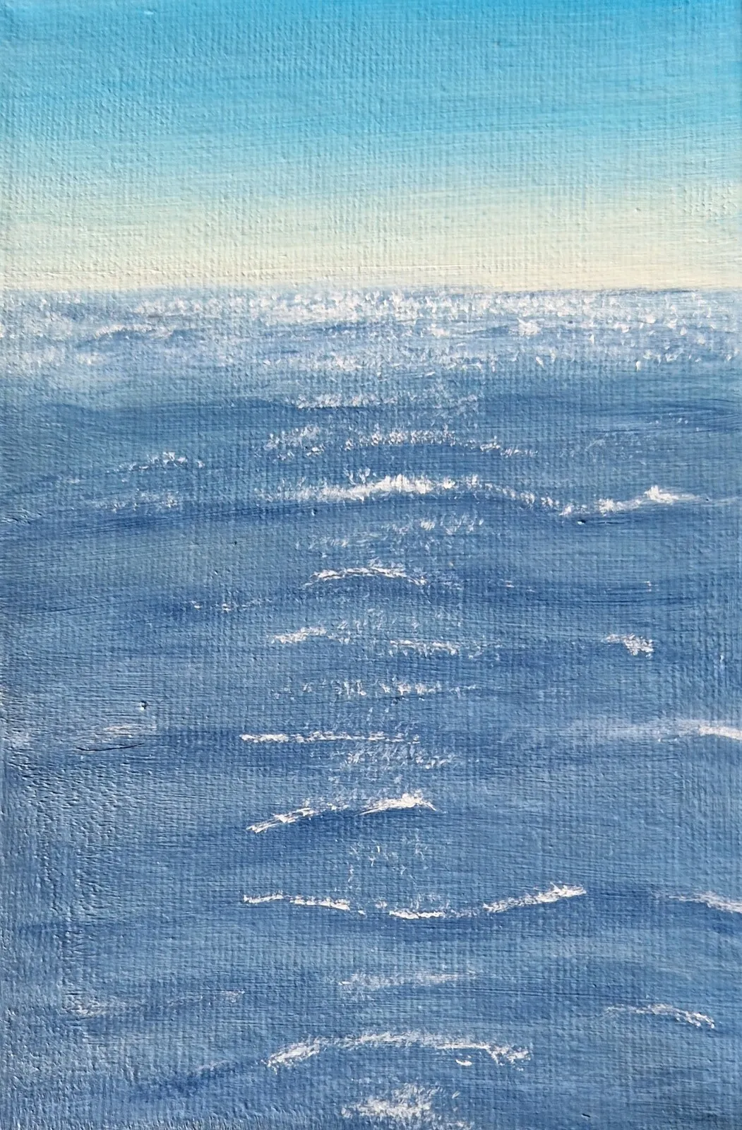 Akrylmålning Mindful av Pia K. Egeriis