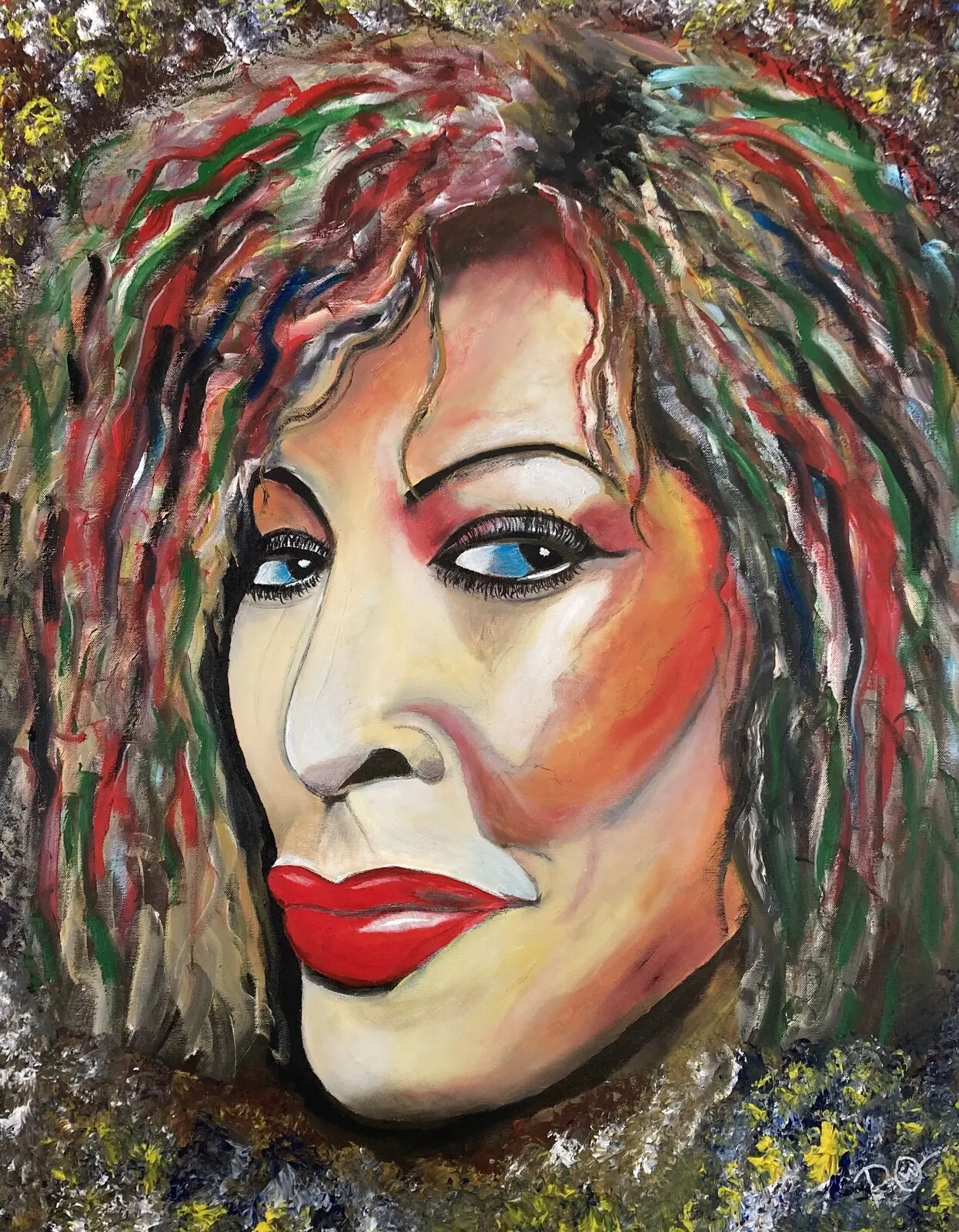 Oljemålning Tina av Per-Olof Winberg