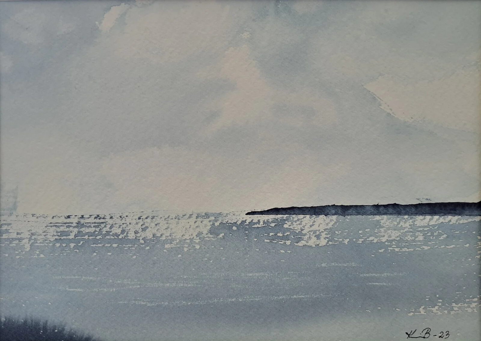 Akvarell No XXXI av Krister Björklund