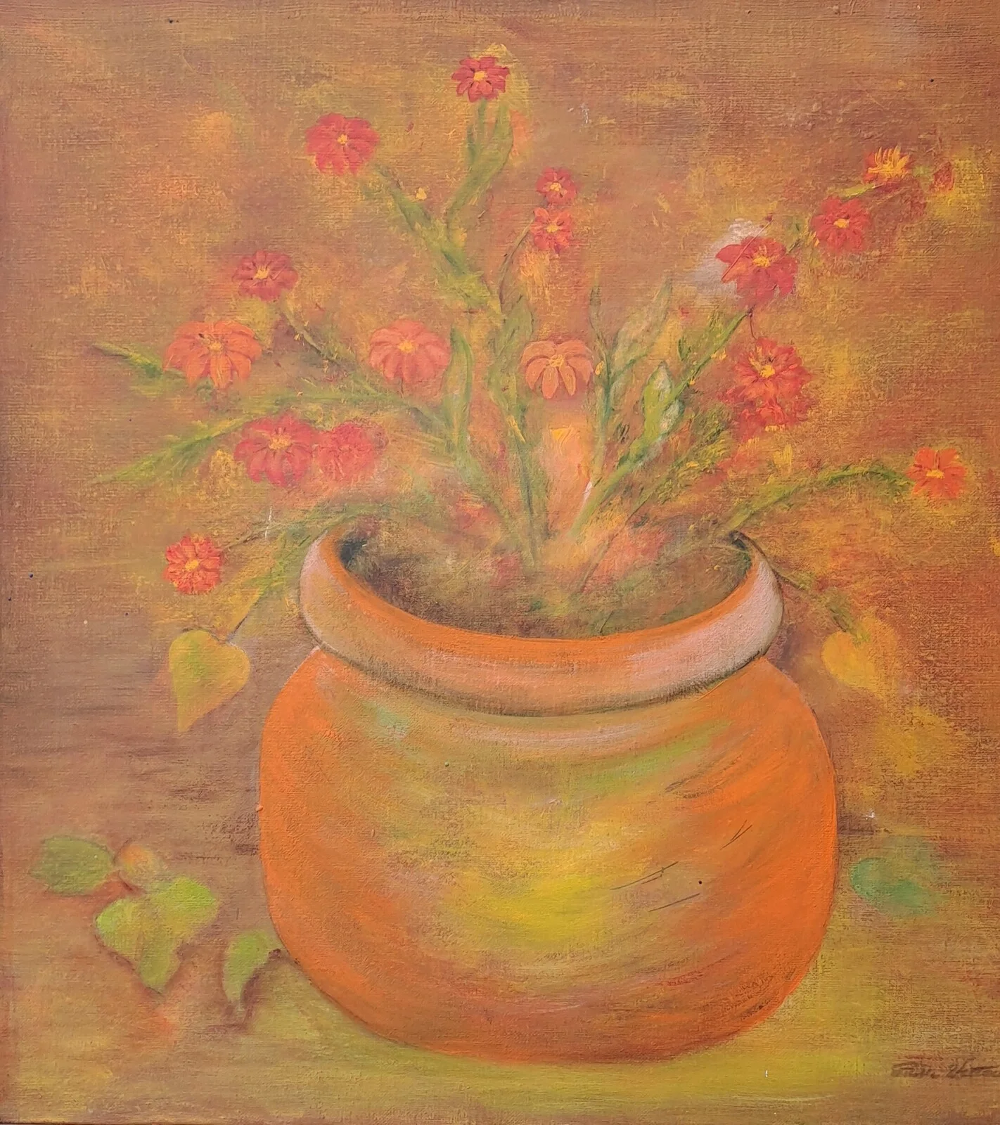 Akrylmålning Nr 19        Utan titel av Edith Wetteus