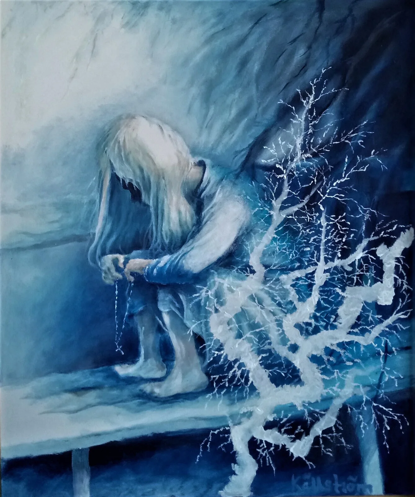 Akrylmålning Utsatt av Bernt Källström