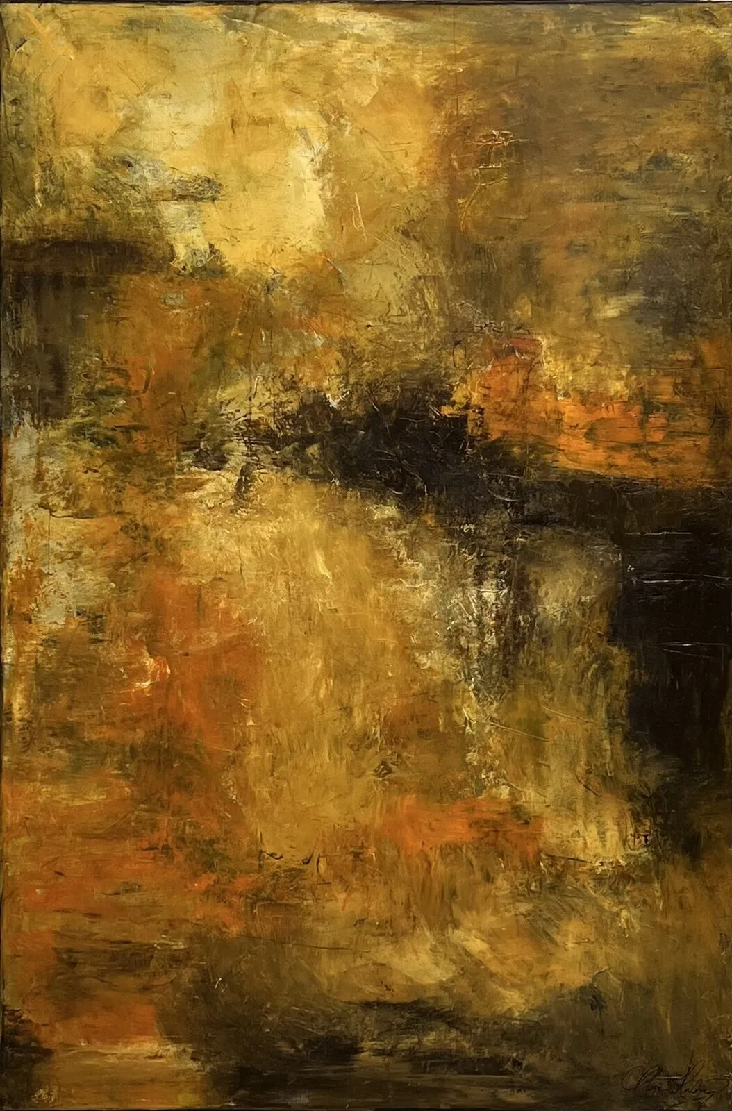 Akrylmålning Autumn Bliss av Maria Hamberg