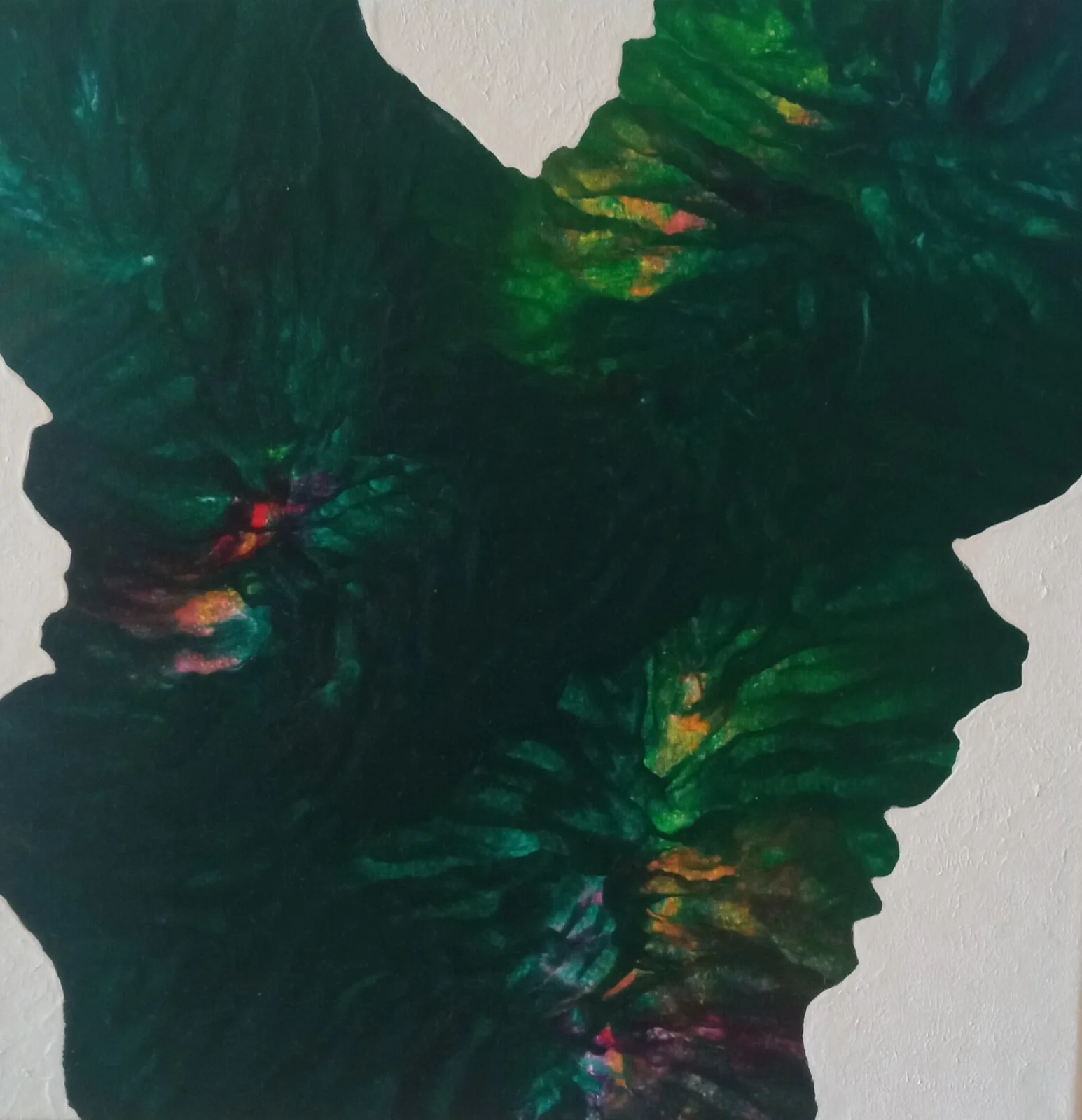 Akrylmålning Hidden vibrations av Sari