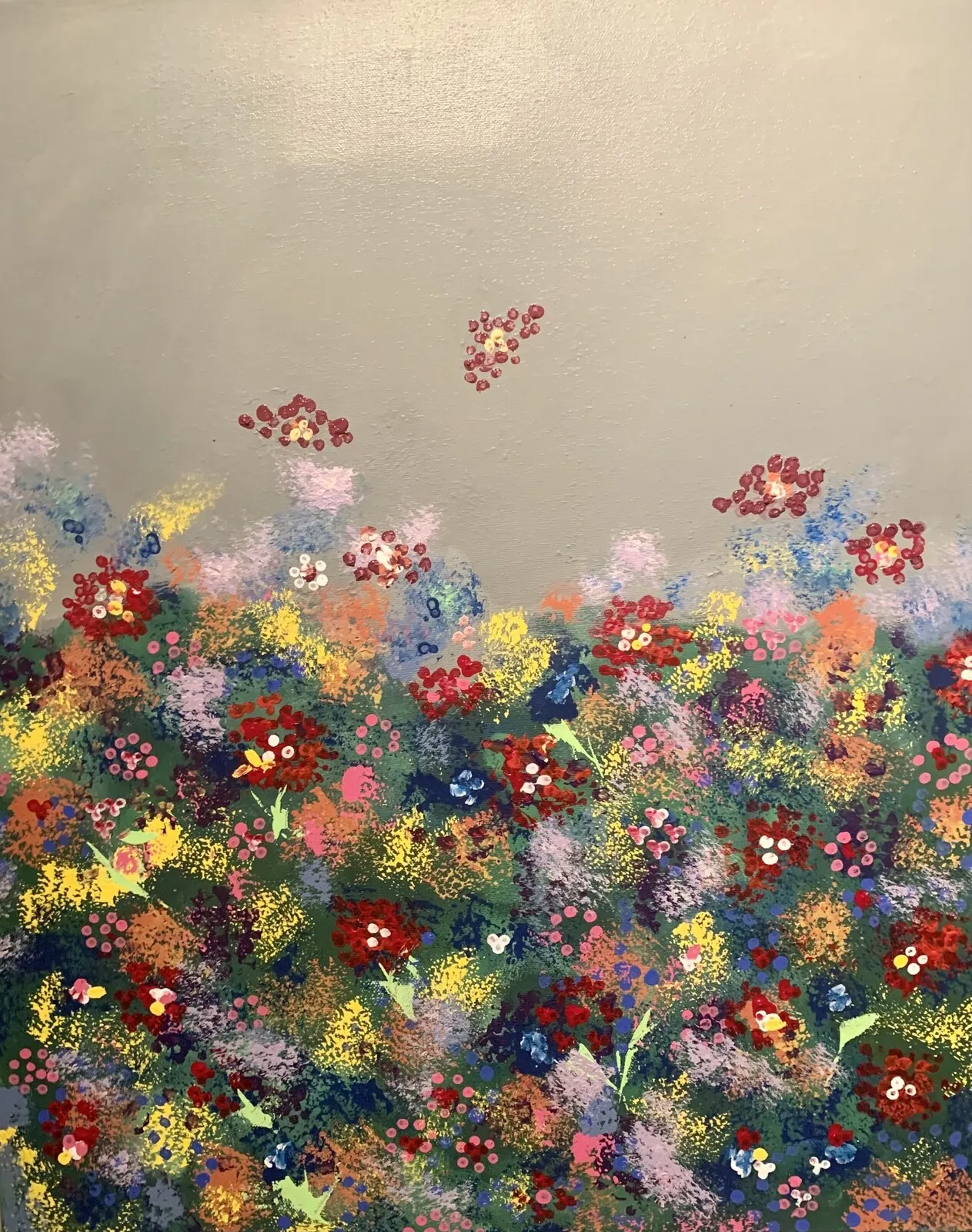 Akrylmålning Strävan av Leena Edholt, ArtByLee