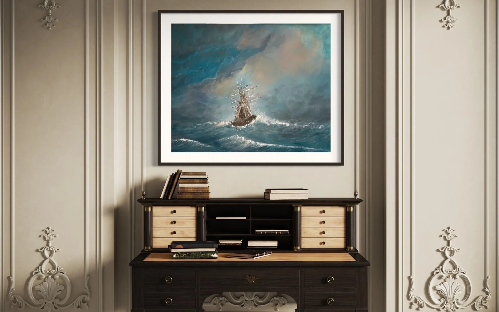 Akrylmålning Storm av Natali Hook