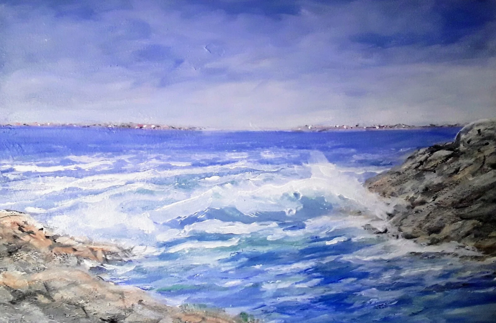 Akrylmålning av Dan Larsson