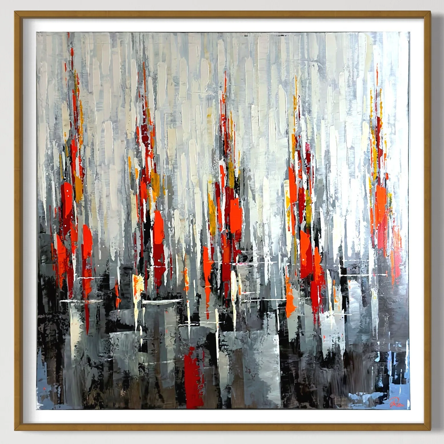 Akrylmålning Autumn av Roshan Arun