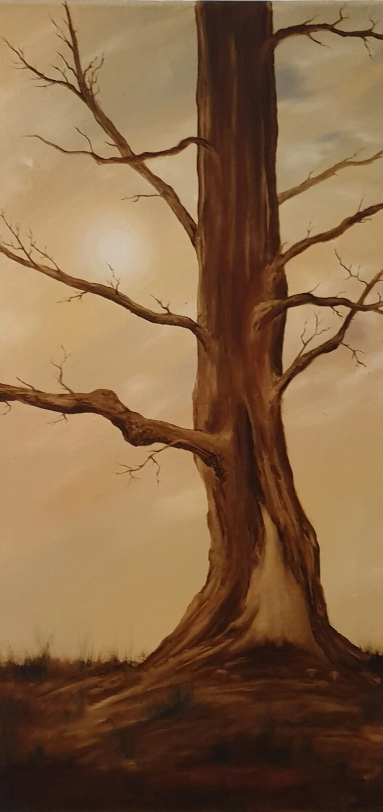Oljemålning I stillsam höstdagjämning av Emelie Rosenstrid
