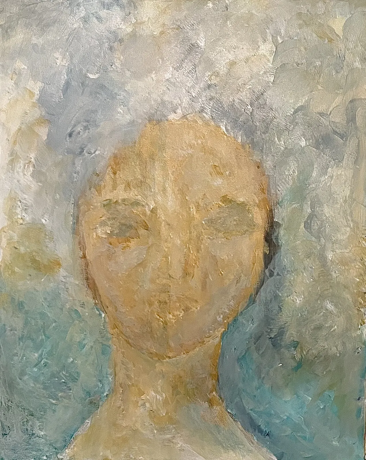 Akrylmålning Mystic woman av Amie Norrman Söderman