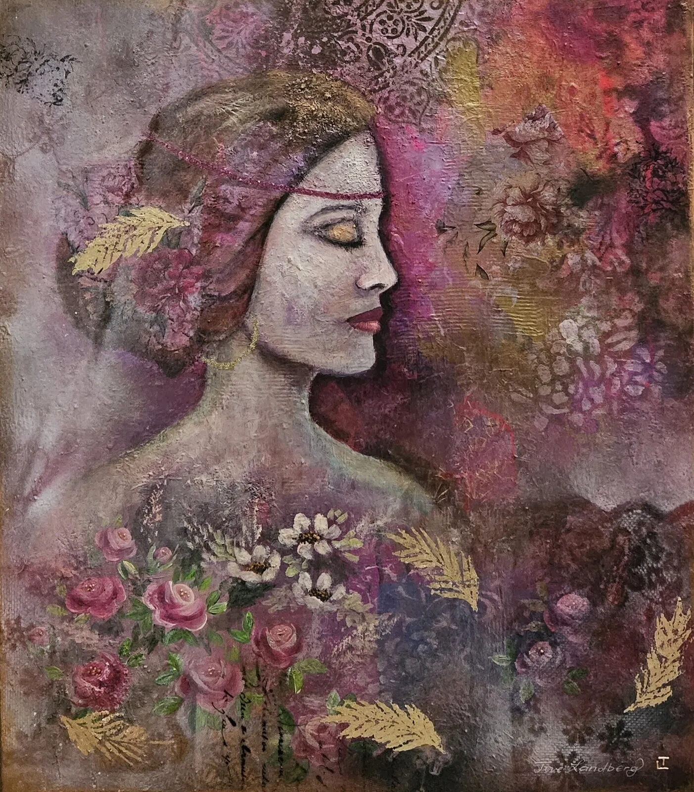 Akrylmålning Dream av Tove Landberg