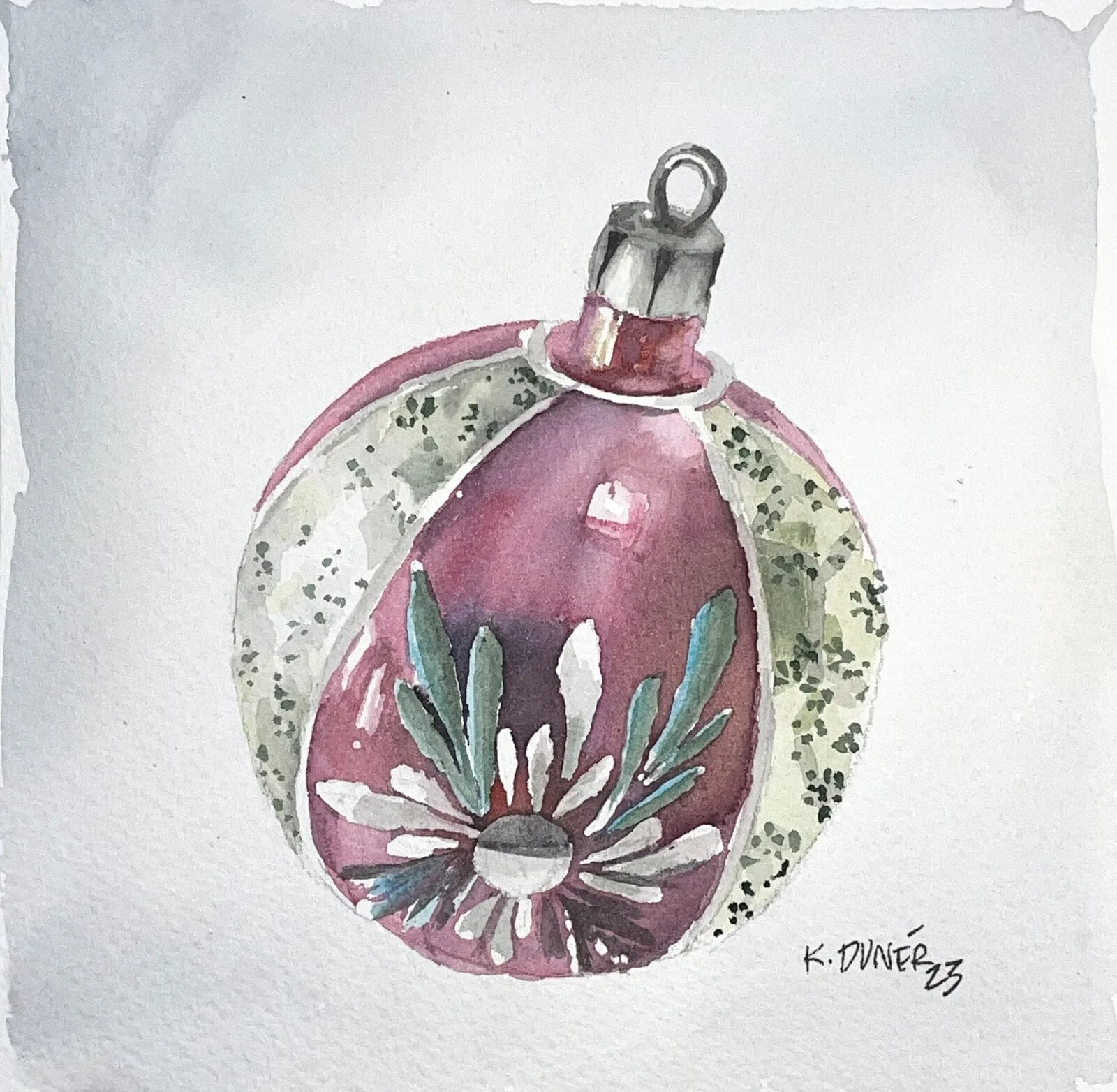 Akvarell Pumlan av Kristina Dunér