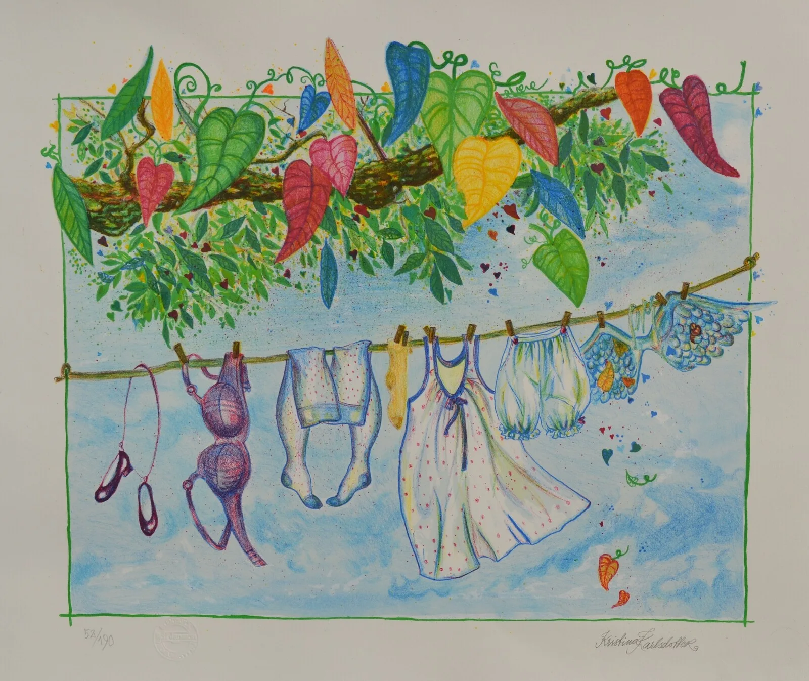 Mormors klädstreck av Kristina Karlsdotter