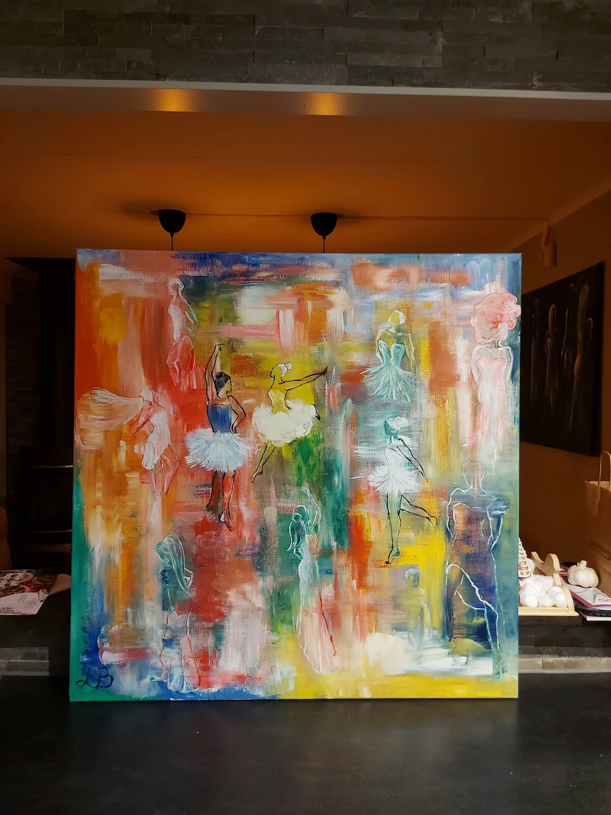 Akrylmålning av Lisa Brunelius