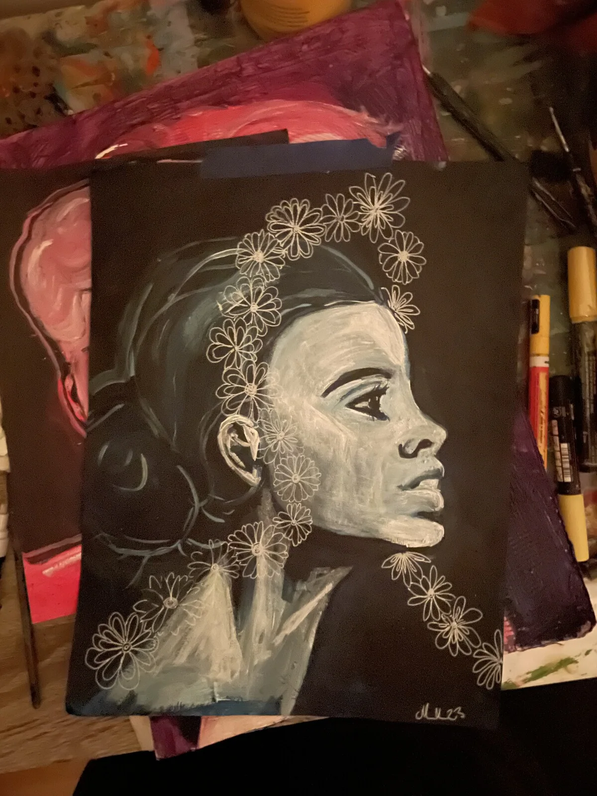 Akrylmålning av Mariella Ohlson