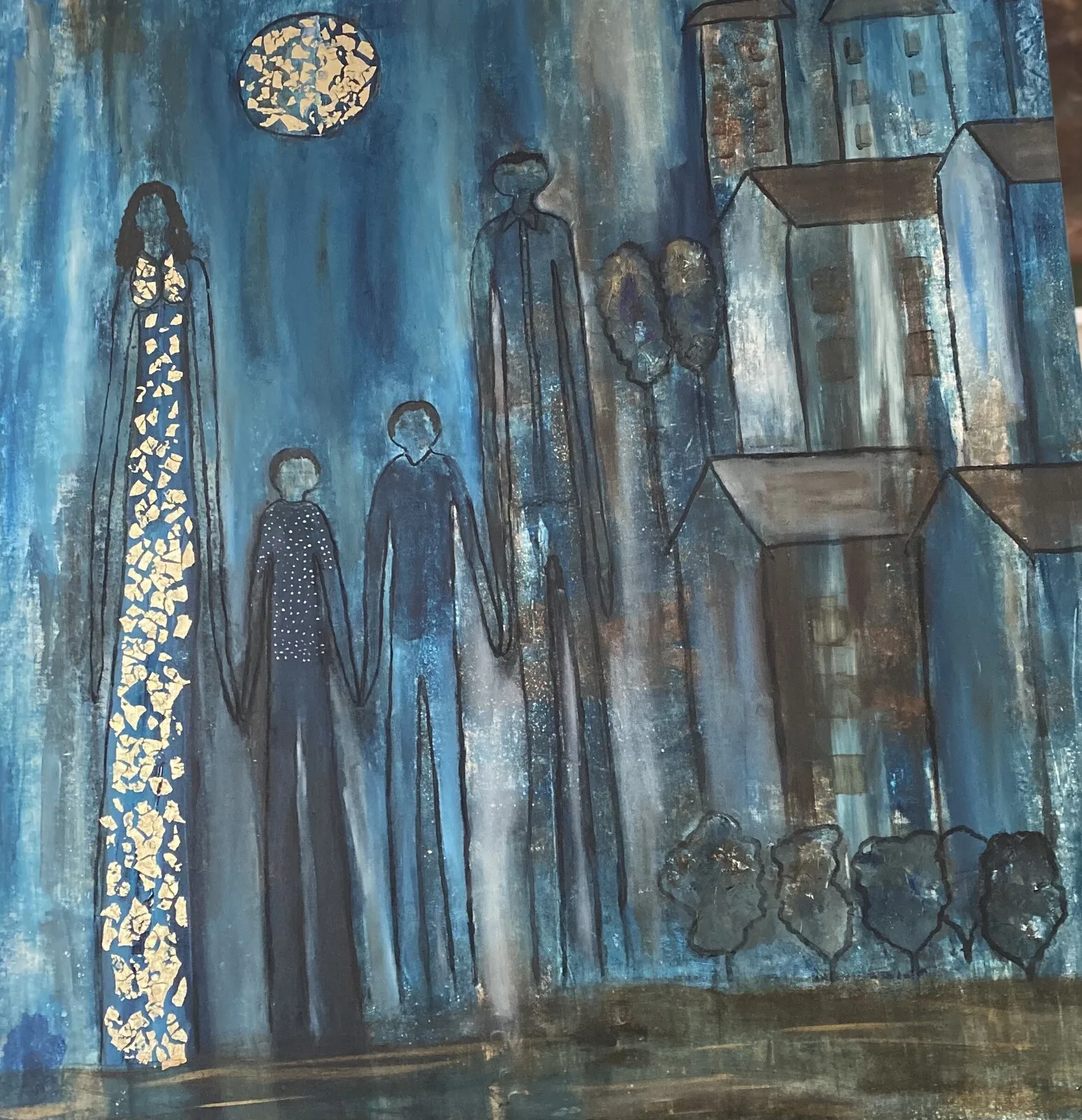 Akrylmålning Förevigt av Petra Nord