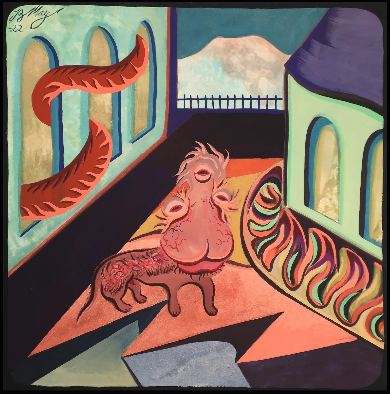 The Sleeping Volcano av Charles Benjamin May
