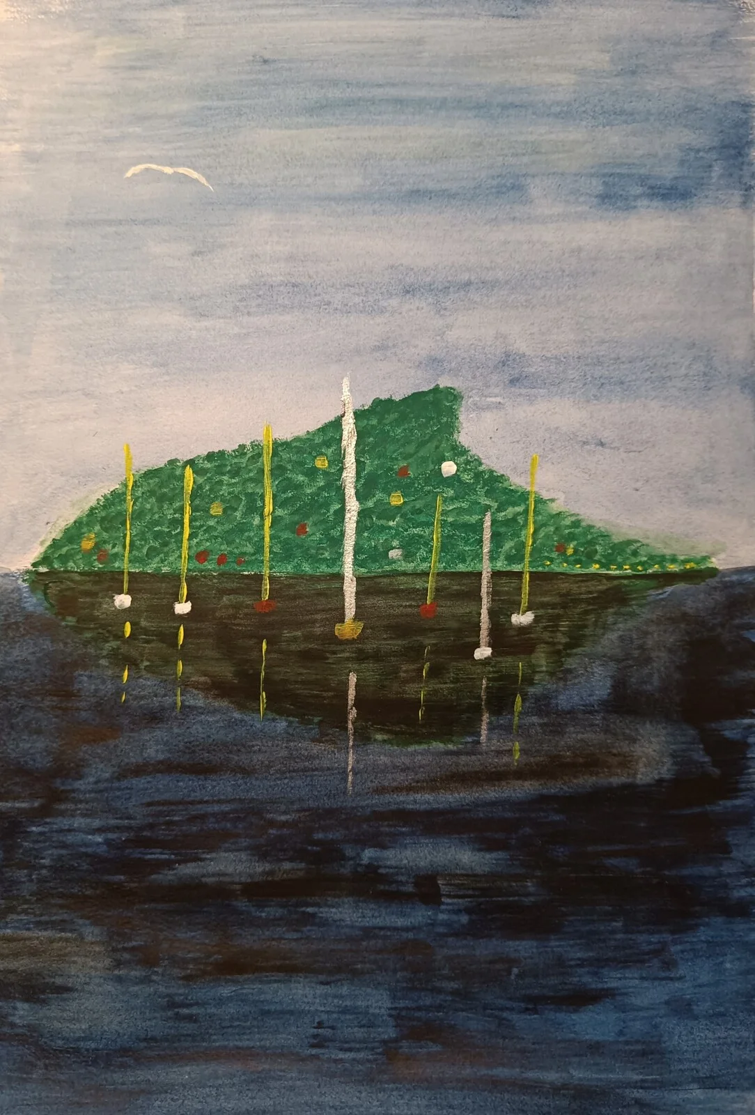 Akvarell Nr10 av Ingemar Aronsson