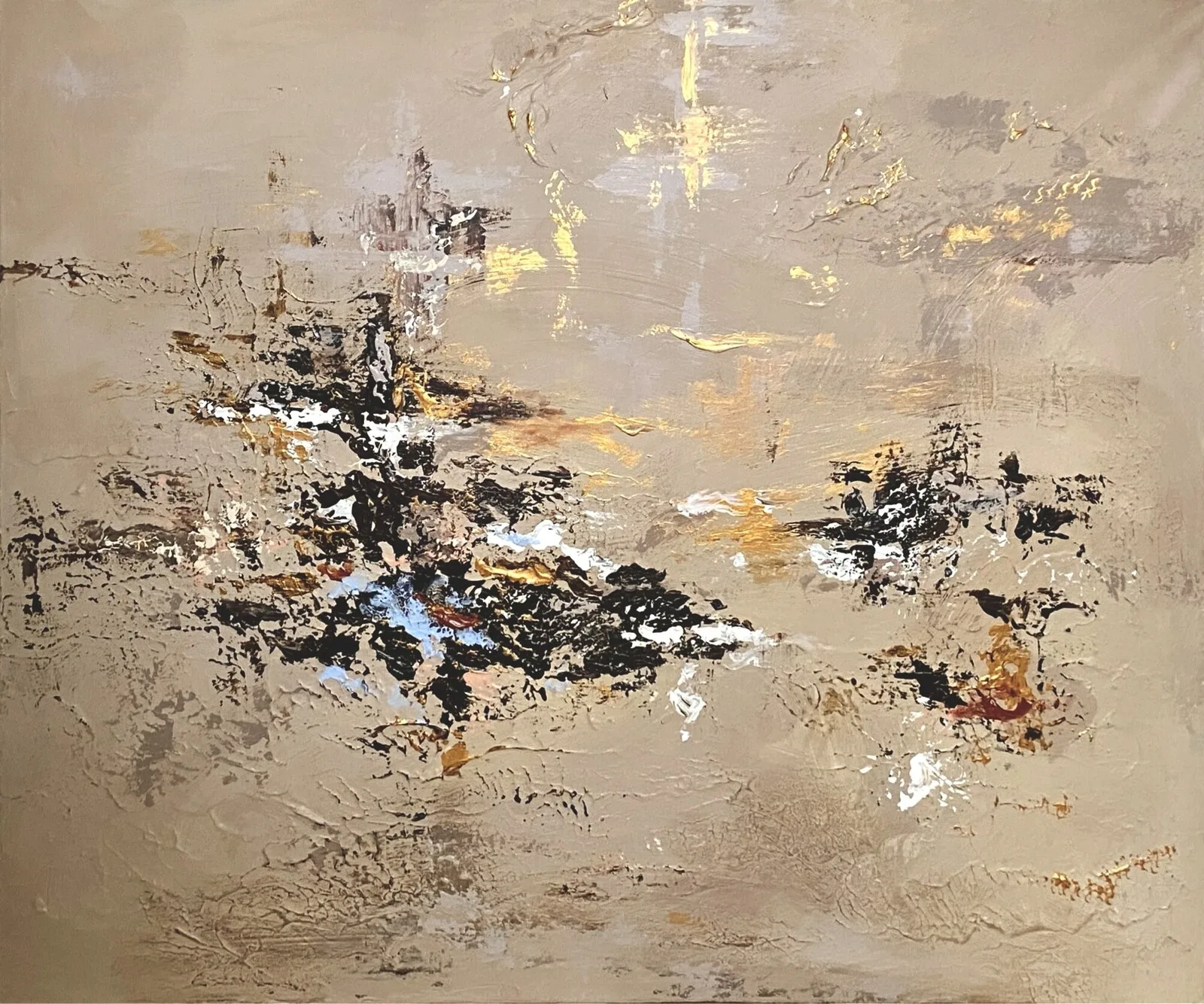 Akrylmålning Illuminate av Lizette Mannerhill