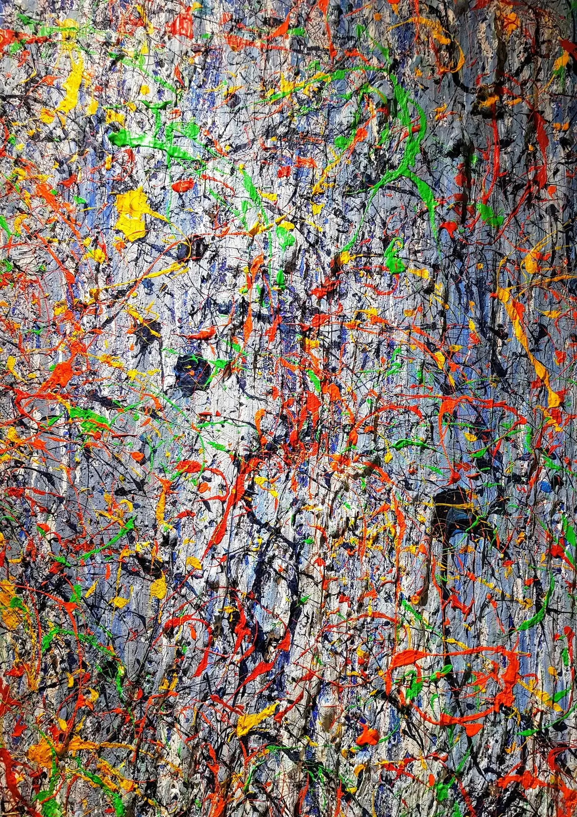 Akrylmålning In absurdum av Kerstin Kinman