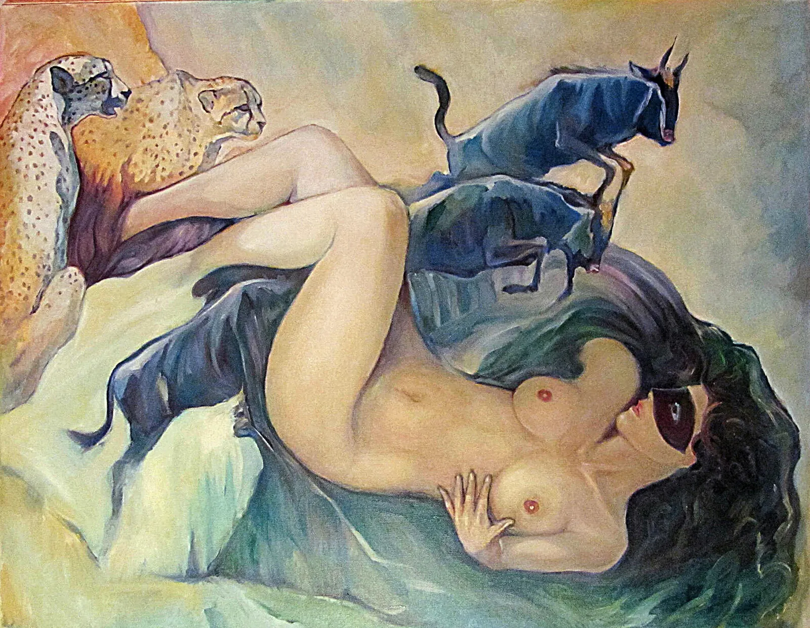 Oljemålning Mystisk dröm av Dimitri Zukov