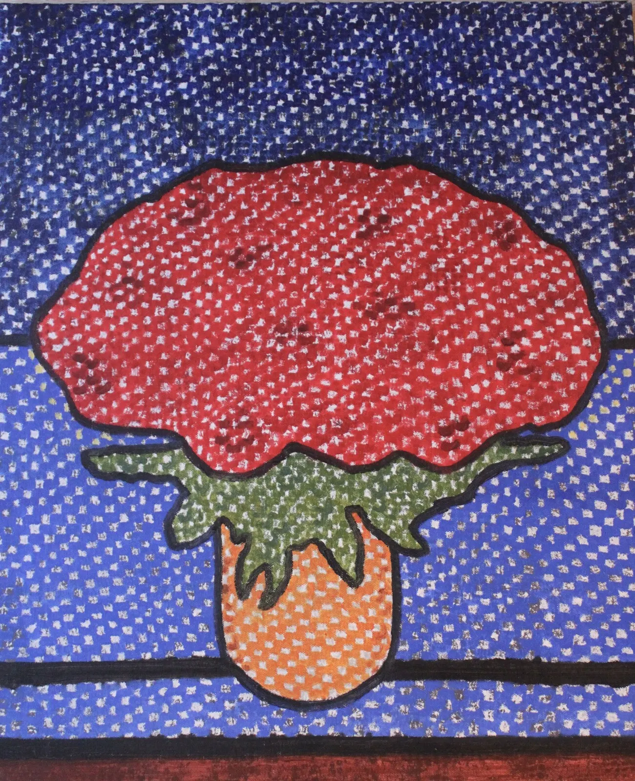 Akrylmålning Livets väv - Växt av AKS