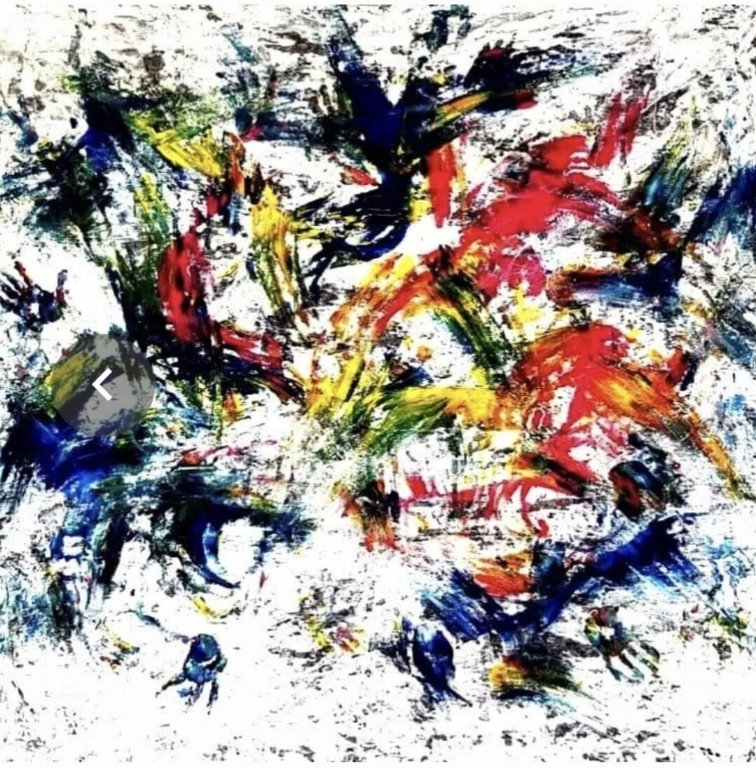 Akrylmålning PARROTS av CATO Crogh