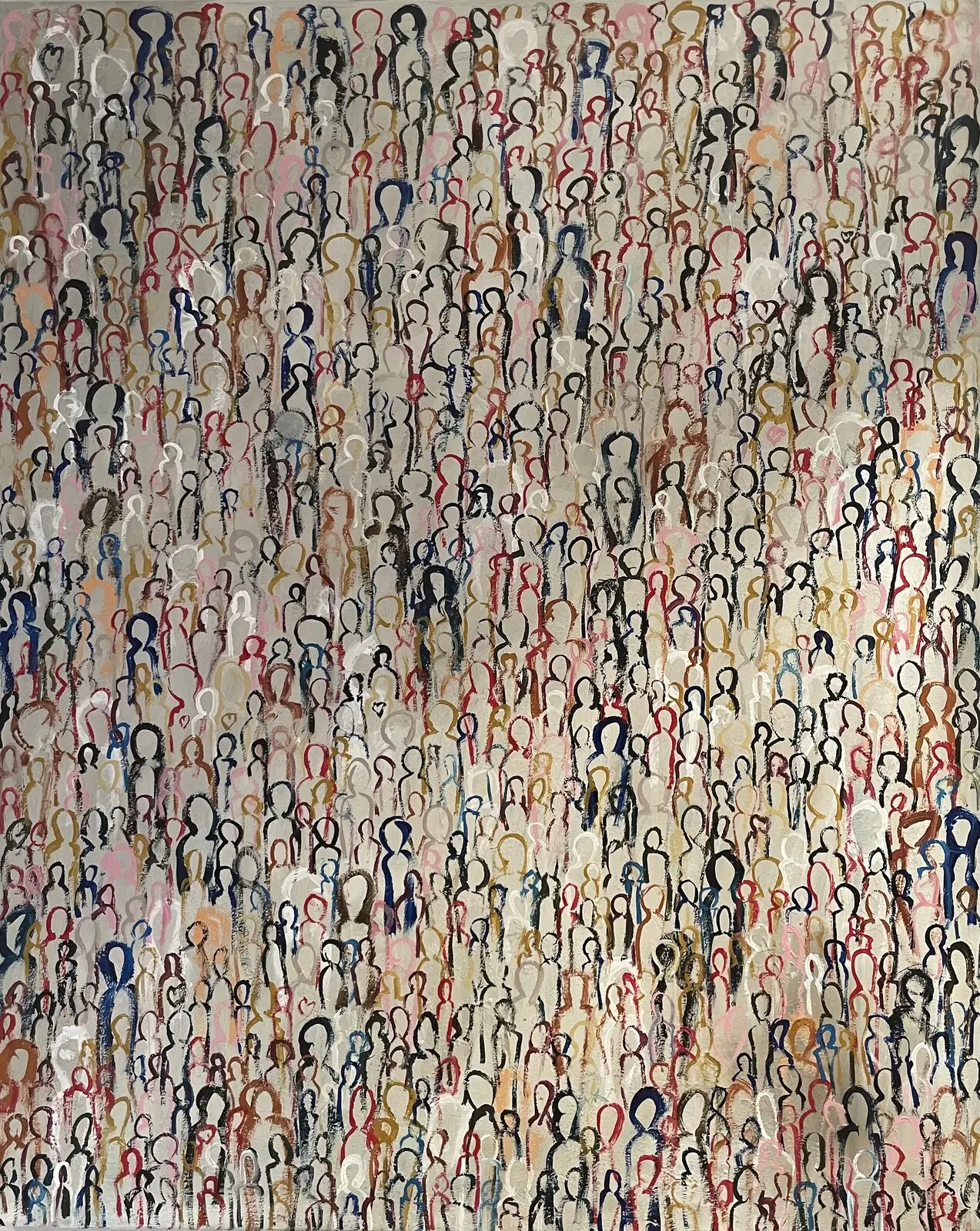 Akrylmålning United av Peter Frejeberg