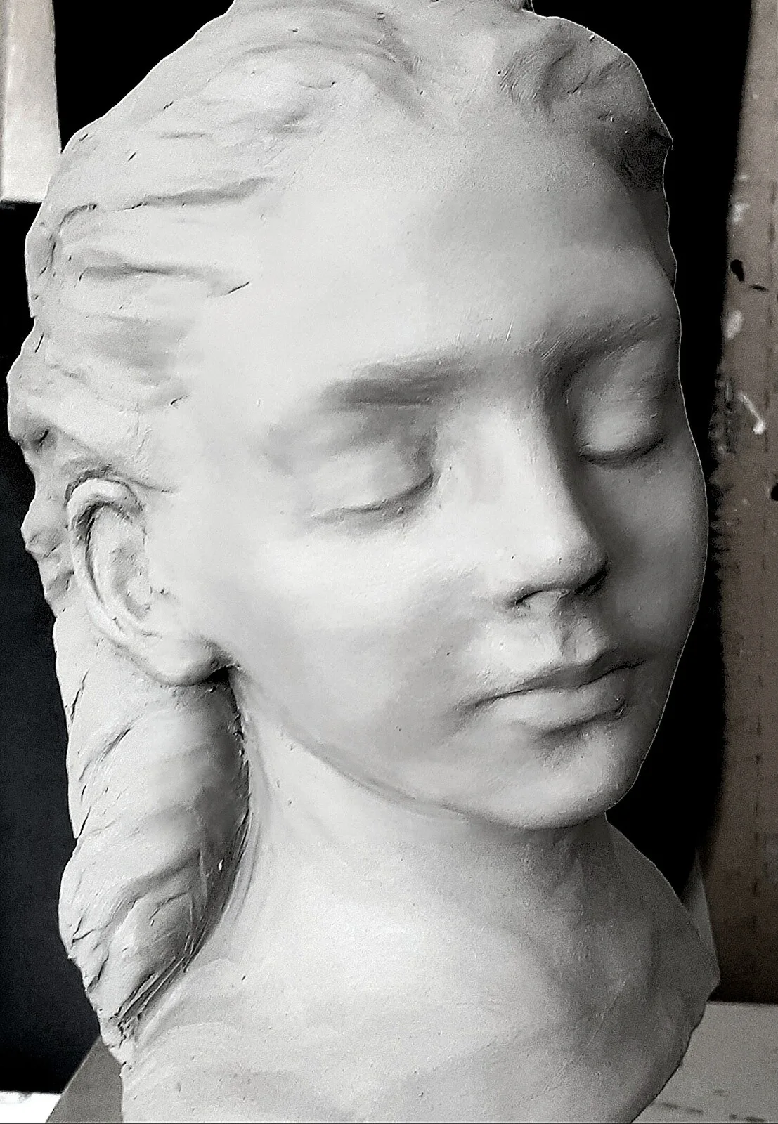 Skulptur Li  Skulptur Figurativ av Josefin Johansson Skulptur