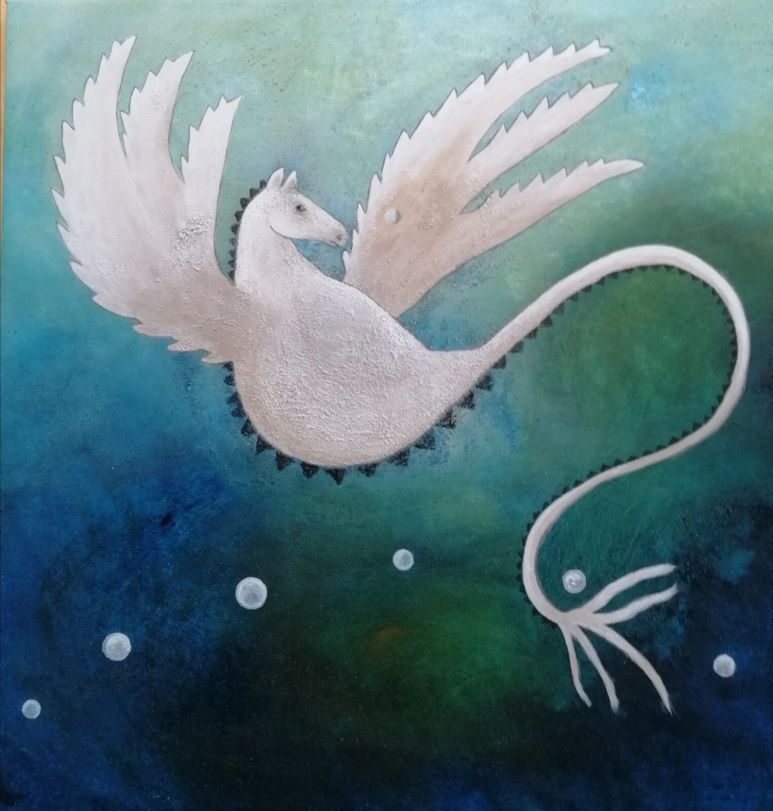 Akrylmålning av AnnMarie Jacobsson