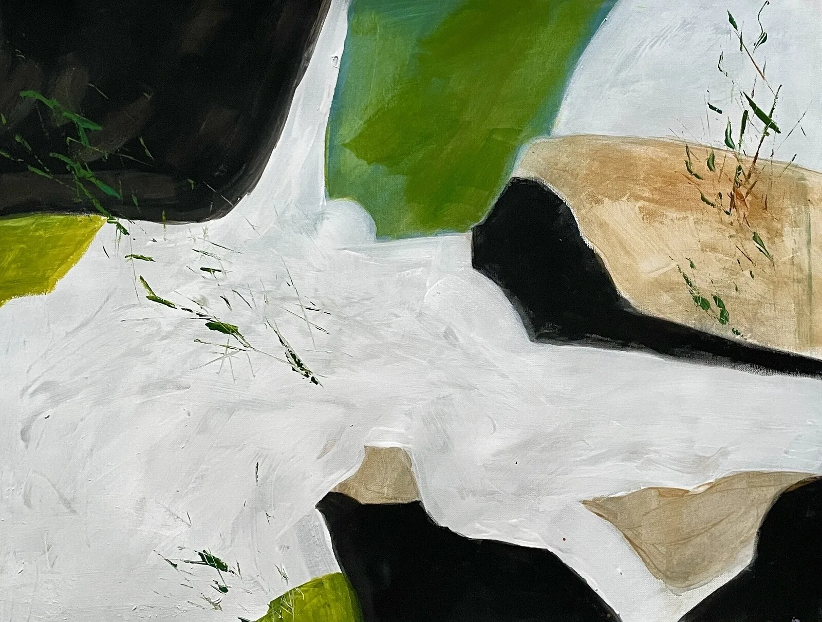 Akrylmålning Small pieces av Gunilla Tuvin