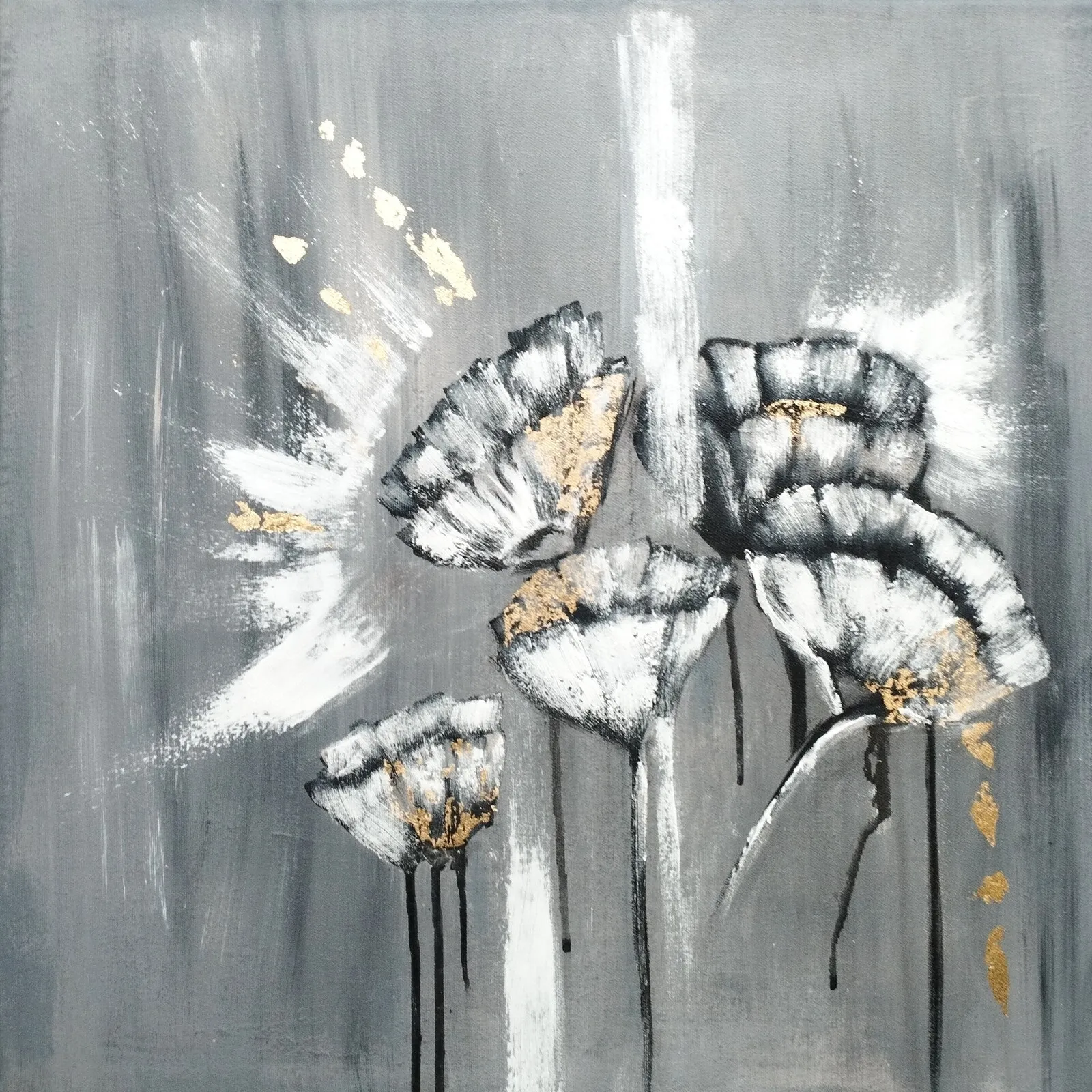 Akrylmålning Powerful voice av Erika Vretström