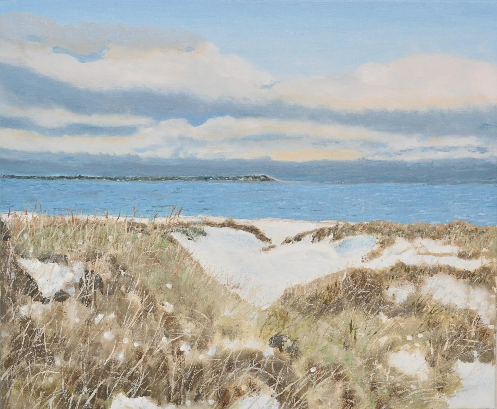 Oljemålning Hjärtat i Sibirien av Karl-Erik Svensson