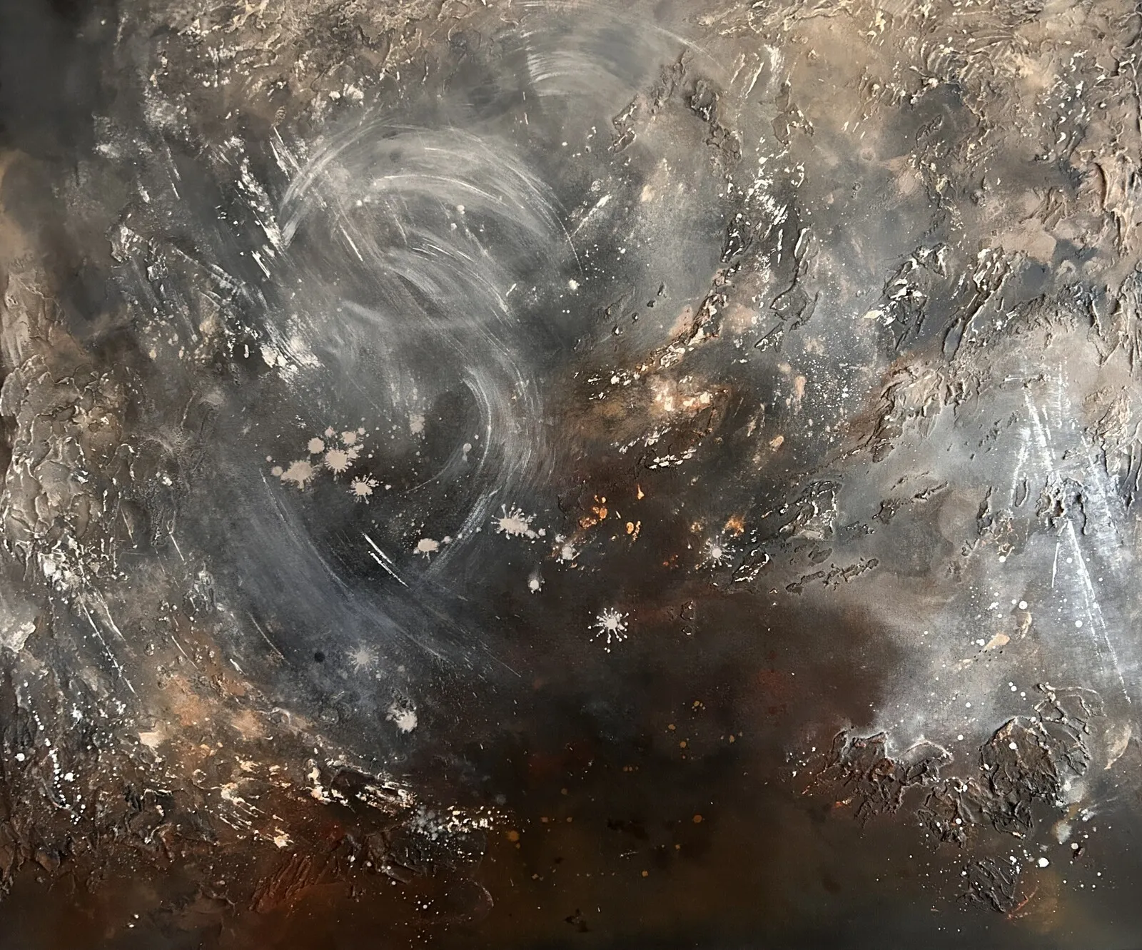 Akrylmålning november av Noel Ekstrand