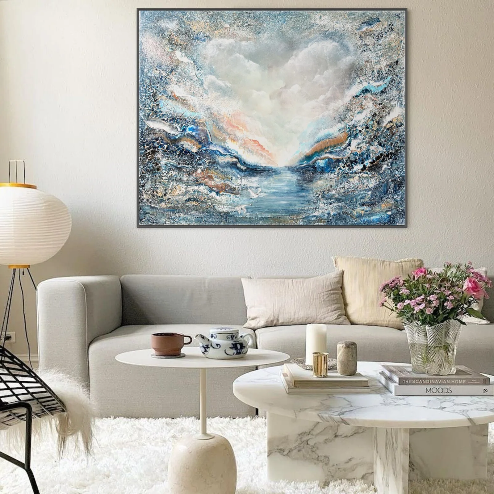 Svanarnas udde | Stor blå tavla av Artbymiss.j