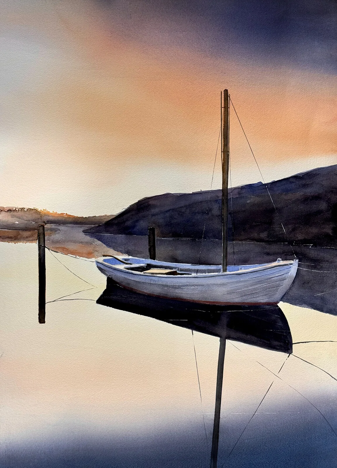 Akvarell Stilla av Kalle Nilsson