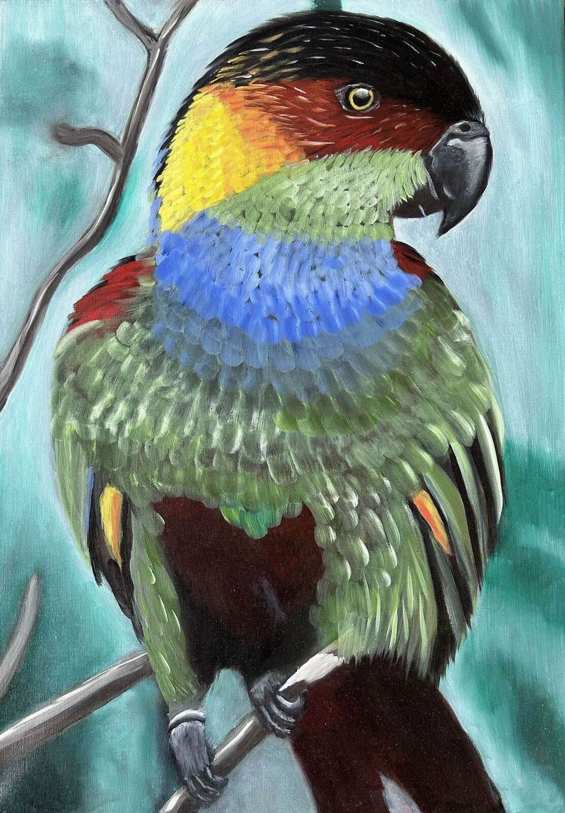 Oljemålning Beauty in Africa av Art By Lycke / Ann-Sofie Lycke