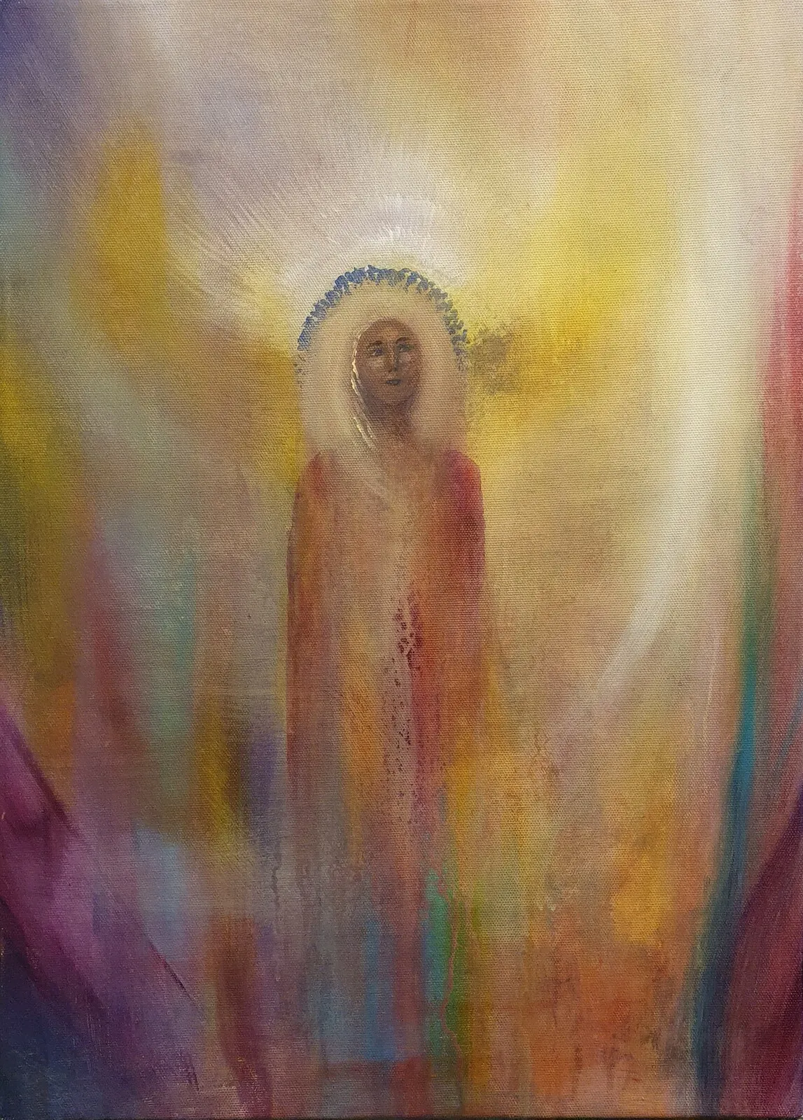 Akrylmålning Earth angel av Annica Andersson