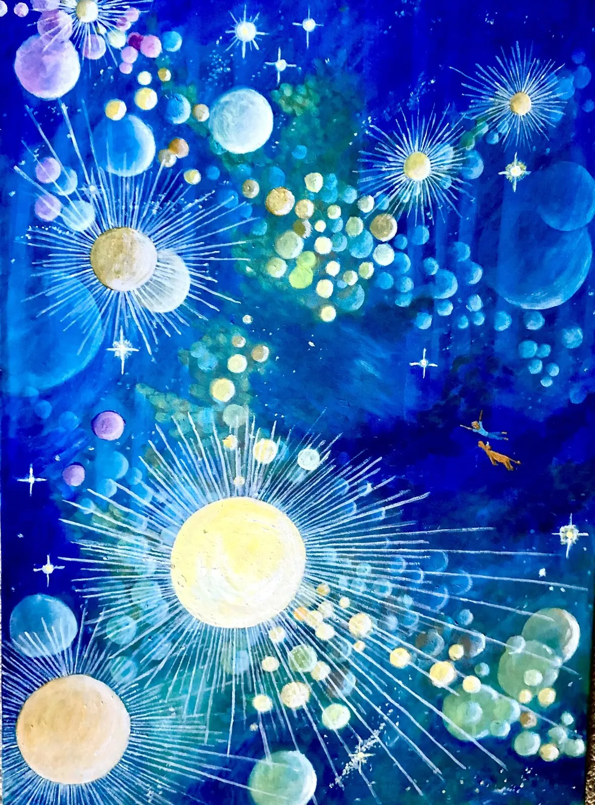 Oljemålning Solar av Sören Brynielsson