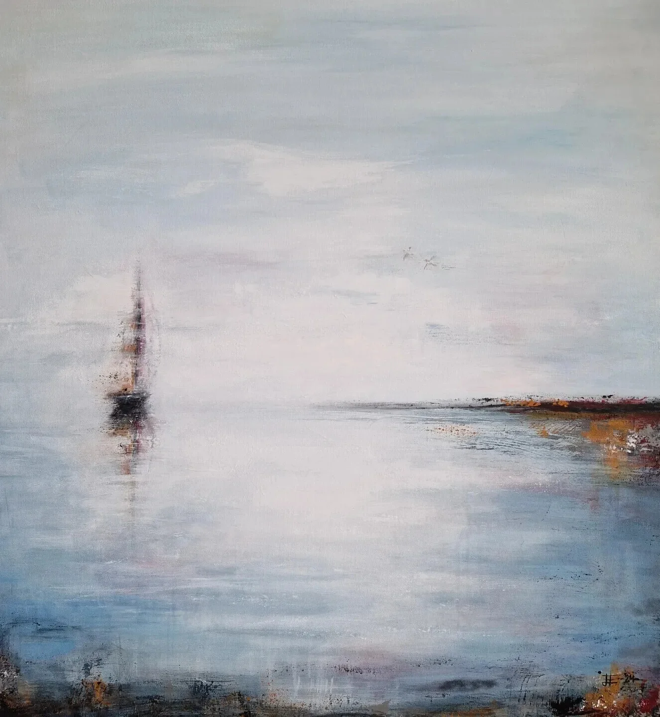 Akrylmålning The spirit of the sea av Erika Eriksson