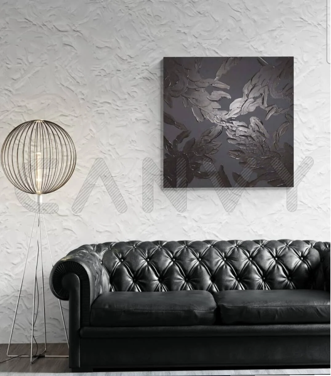 Akrylmålning Rörelsen i mörkret av Moutaz Mohamad ( Mezo )