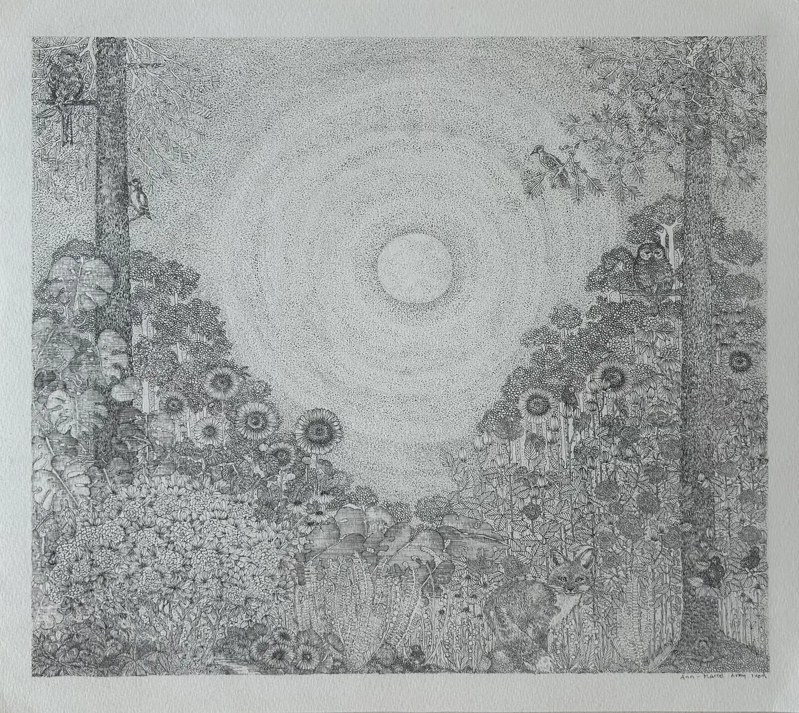 When I was walking with the moon av Amy Ived