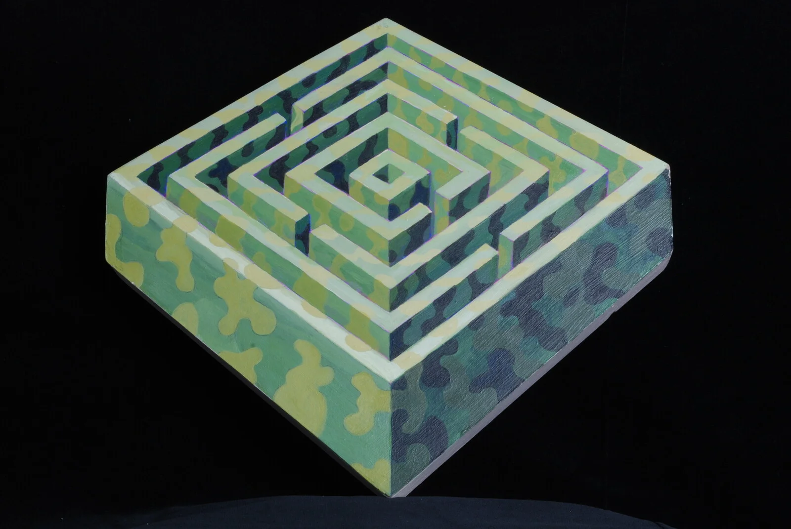 Akrylmålning av Berny Engström