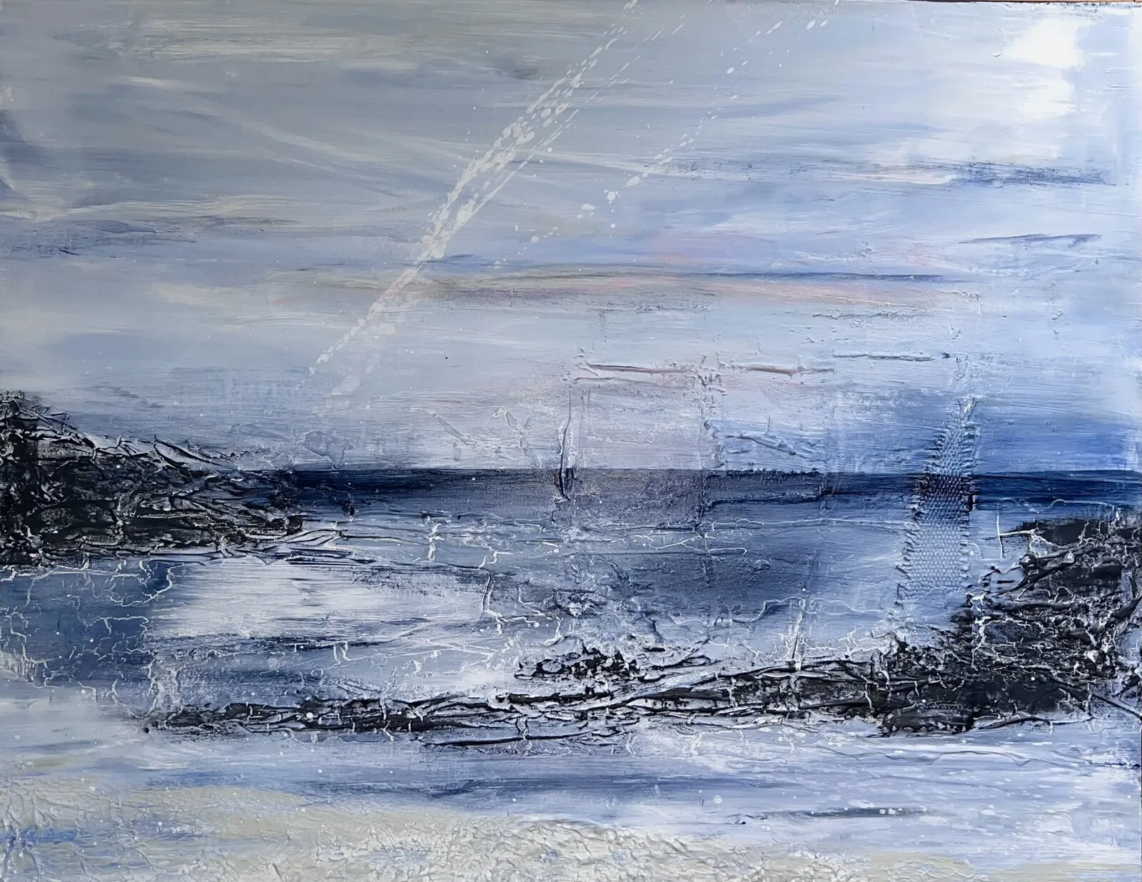 Akrylmålning av Marika Gunnarsson