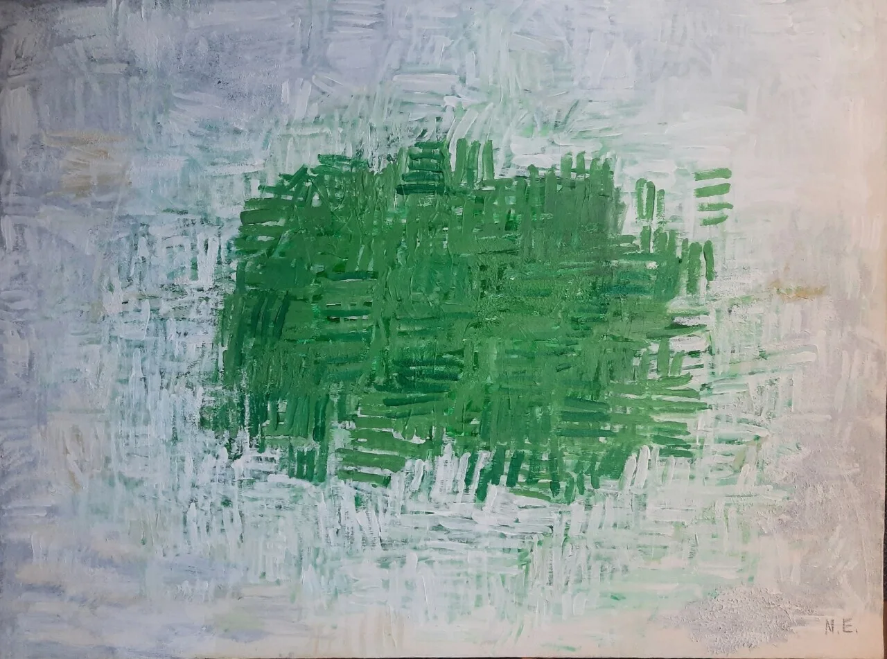 Akrylmålning av Noak Esbjörnsson