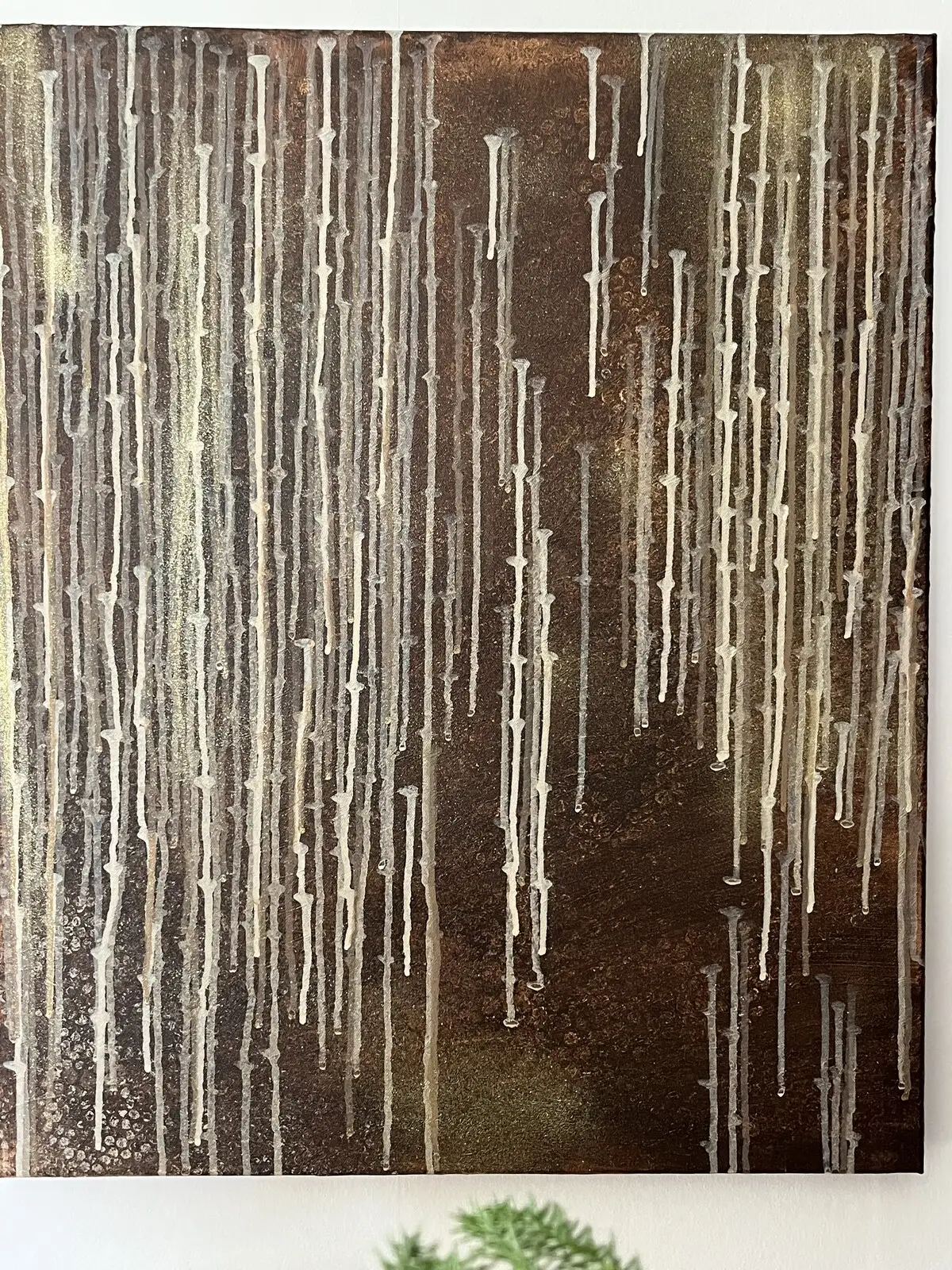 Akrylmålning Shower av Catharina Bergsell