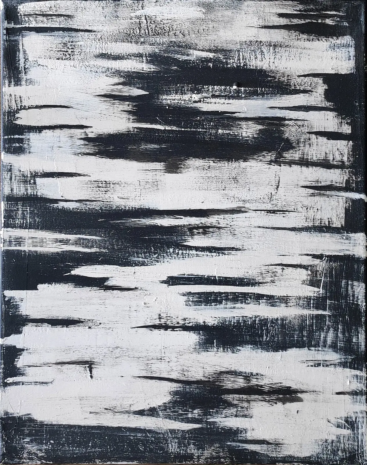 Akrylmålning 031 Fading Echoes av Carolina Kotlinska