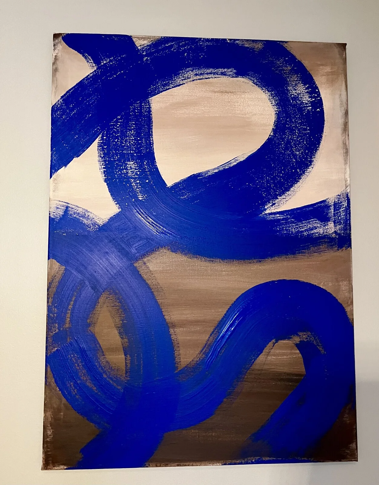 Akrylmålning Blue way av Johanna SR